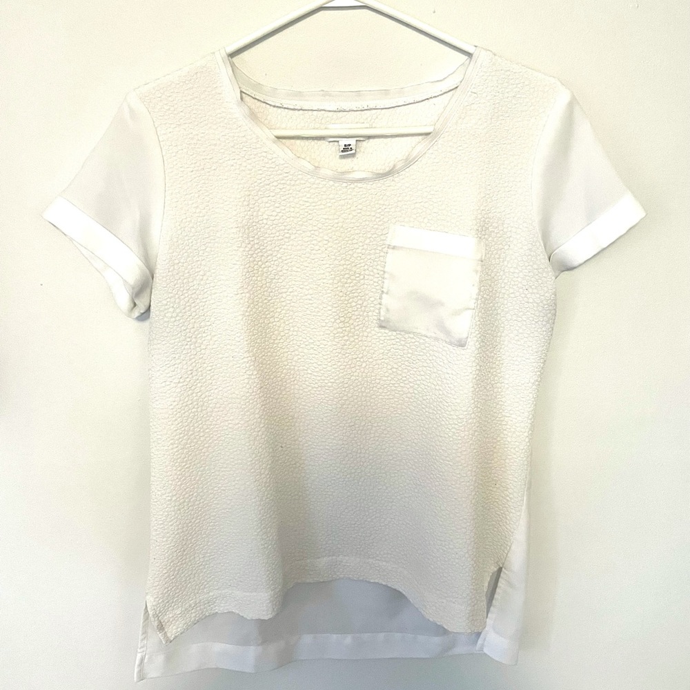 White blouse from Calvin Klein